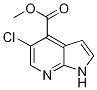 Methyl 5-chloro-1H-pyrrolo[2,3-b]pyridine-4-carboxylate Structure,1015609-99-0Structure