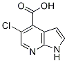 5-Chloro-1H-pyrrolo[2,3-b]pyridine-4-carboxylic acid Structure,1015610-55-5Structure