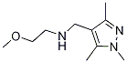 N-(2-methoxyethyl)-n-[(1,3,5-trimethyl-1h-pyrazol-4-yl)methyl]amine Structure,1015845-58-5Structure