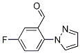 5-Fluoro-2-(1h-pyrazol-1-yl)benzaldehyde Structure,1015845-84-7Structure