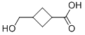 3-(Hydroxymethyl)cyclobutanecarboxylic acid Structure,1015856-00-4Structure