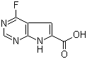 4-Fluoro-7h-pyrrolo[2,3-d]pyrimidine-6-carboxylic acid Structure,1016241-81-8Structure