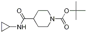 Tert-butyl 4-(cyclopropylcarbamoyl)piperidine-1-carboxylate Structure,1016743-04-6Structure