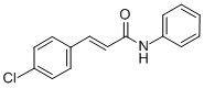 (E)-3-(4-chlorophenyl)-n-phenylacrylamide Structure,101681-92-9Structure