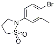 2-(4-Bromo-3-methylphenyl)isothiazolidine1,1-dioxide Structure,1016860-62-0Structure