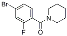 (4-Bromo-2-fluorobenzoyl)piperidine Structure,1017035-01-6Structure