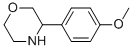 3-(4-Methoxyphenyl)morpholine Structure,1017481-31-0Structure