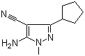 1H-Pyrazole-4-carbonitrile, 5-amino-3-cyclopentyl-1-methyl- Structure,1017689-87-0Structure