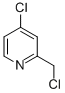 4-Chloro-2-chloromethyl-pyridine Structure,10177-21-6Structure