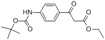 3-(4-Tert-butoxycarbonylamino-phenyl)-3-oxo-propionic acid ethyl ester Structure,1017781-45-1Structure