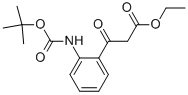 3-(2-Tert-butoxycarbonylamino-phenyl)-3-oxo-propionic acid ethyl ester Structure,1017781-46-2Structure