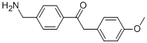 1-(4-Aminomethyl-phenyl)-2-(4-methoxy-phenyl)-ethanone Structure,1017781-55-3Structure