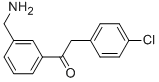 1-(3-Aminomethyl-phenyl)-2-(4-chloro-phenyl)-ethanone Structure,1017781-65-5Structure