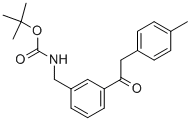 [3-(2-P-tolyl-acetyl)-benzyl]-carbamic acid tert-butyl ester Structure,1017781-81-5Structure