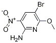 5-Bromo-6-methoxy-3-nitro-pyridin-2-ylamine Structure,1017782-09-0Structure