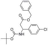 3-N-boc-amino-3-(4-chlorophenyl)propionic acid benzyl ester Structure,1017789-39-7Structure