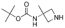 Tert-butyl (3-methylazetidin-3-yl)carbamate Structure,1018443-01-0Structure