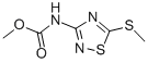 Methyl 5-methylthio-1,2,4-thiadiazol-3-ylcarbamate Structure,101848-19-5Structure