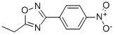 5-Ethyl-3-(4-nitrophenyl)-1,2,4-oxadiazole Structure,10185-65-6Structure