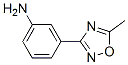 3-(5-Methyl-1,2,4-oxadiazol-3-yl)aniline Structure,10185-69-0Structure