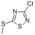 3-Chloro-5-methylthio-1,2,4-thiadiazole Structure,10191-90-9Structure