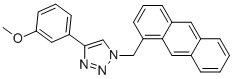 1-(1-Anthracenylmethyl)-4-(3-methoxyphenyl)-1h-[1,2,3]triazole Structure,1019335-92-2Structure