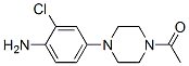 1-[4-(4-Amino-2-chlorophenyl)-1-piperazinyl]ethanone Structure,101970-41-6Structure