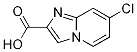 7-Chloroimidazo[1,2-a]pyridine-2-carboxylicacid Structure,1020038-42-9Structure