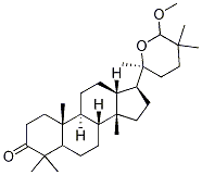 (25S)-20,25-環(huán)氧-25-甲氧基-24,24-二甲基-26,27-二去甲達瑪樹脂-3-酮結(jié)構式_1020074-97-8結(jié)構式