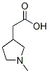 1-Methyl-3-pyrrolidineacetic acid Structure,102014-77-7Structure