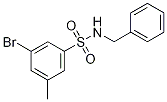 N-benzyl-3-bromo-5-methylbenzenesulfonamide Structure,1020252-85-0Structure