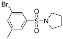 1-(3-Bromo-5-methylphenylsulfonyl)pyrrolidine Structure,1020252-96-3Structure