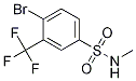 N-methyl-4-bromo-3-trifluoromethylbenzenesulfonamide Structure,1020253-01-3Structure