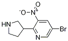 4-(5-Bromo-3-nitropyridin-2-yl)pyrrolidine Structure,1020253-22-8Structure