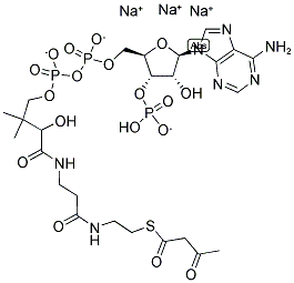 Acetoacetyl coenzyme a sodium salt Structure,102029-52-7Structure