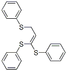 1,1,3-Tris(phenylthio)-1-propene Structure,102070-37-1Structure