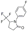 1-(4-Fluorophenyl)-5-(trifluoromethyl)pyrrolidin-2-one Structure,1020717-94-5Structure