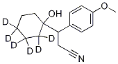 1-(2-Cyano-1-(4-methoxyphenyl)ethyl)cyclohexanol-d6 Structure,1020719-31-6Structure