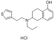 1-Naphthalenol, 5,6,7,8-tetrahydro-6-[propyl[2-(3-thienyl)ethyl]amino]-, hydrochloride Structure,102121-01-7Structure