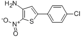 2-Nitro-3-amino-5-(4-chlorophenyl)thiophene Structure,1021443-94-6Structure