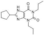 8-Cyclopentyl-1,3-dipropylxanthine Structure,102146-07-6Structure