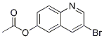 3-Bromoquinolin-6-yl acetate Structure,1022151-47-8Structure