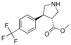 Trans-methyl 4-(4-(trifluoromethyl)phenyl)pyrrolidine-3-carboxylate Structure,1022224-85-6Structure