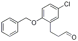 5-Chloro-2-(phenylmethoxy)-benzenepropanal Structure,1022905-61-8Structure