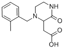 2-[1-(2-Methylbenzyl)-3-oxo-2-piperazinyl]-acetic acid Structure,1022918-77-9Structure