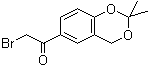 2-Bromo-1-(2,2-dimethyl-4h-1,3-benzodioxin-6-yl)ethanone Structure,102293-80-1Structure