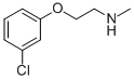 2-(3-Chlorophenoxy)-n-methylethanamine Structure,102308-82-7Structure