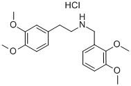 N-[(2,3-dimethoxyphenyl)methyl]-3,4-dimethoxy-benzeneethanamine hydrochloride Structure,102321-59-5Structure