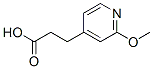 4-Pyridinepropanoic acid, 2-methoxy- Structure,102336-07-2Structure