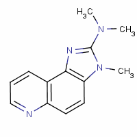 3-Methyl-2-dimethylamino-imidazo[4,5-f]quinoline Structure,102408-27-5Structure